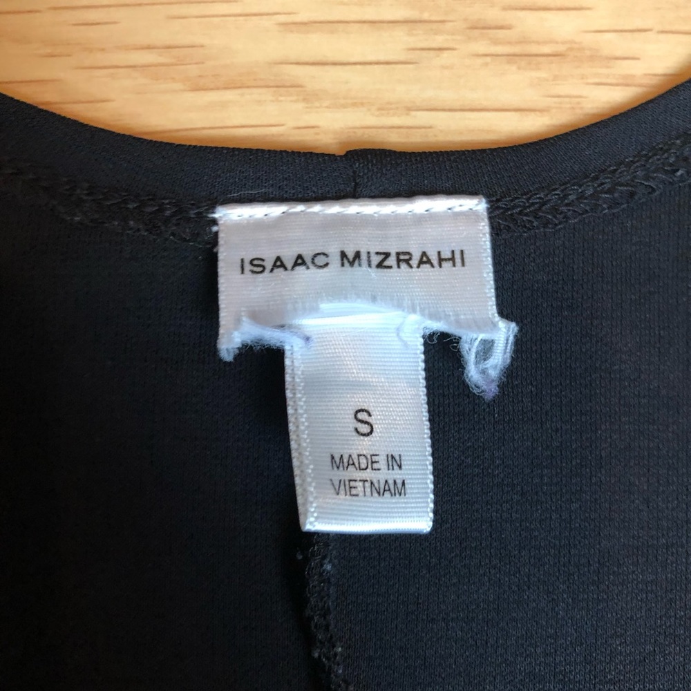 ISAAC MIZRAHI little black dress 3/4 sleeve Sz Sm - Picture 11 of 13